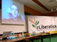 Rasmus Lerdorf who could not participate this year sent a video presentation to eLiberatica. The crowd loved him, even it was only virtually there.